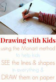 I have started teaching kids from 4 to 7 years old. Drawing With Kids Using The Monart Method The Artful Parent