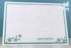 Card making sizzix embossing folders available at scrapbook.com. Easy Christmas Cards