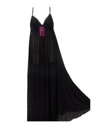 Embroidery Net Black Long Nighty Buy Best Brands Fashion Nighty Dresses