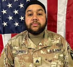 Sgt. Terell Seales, 34, of Florence, New Jersey was a Motor Transport  Operator (88M) assigned to the 2nd Mobile Brigade Combat Team “Strike”,  101st Airborne Division (Air Assault). Seales died as the
