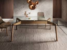 Download The Catalogue And Request Prices Of Glide By Riflessi Rectangular Wood And Glass Living Room T Living Room Table Glass Table Living Room Coffee Table