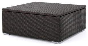 5 out of 5 stars with 1 ratings. Outdoor Wicker Storage Coffee Table Tropical Outdoor Coffee Tables By Gdfstudio Houzz