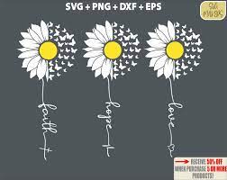 Free Free 147 Faith Hope Love Sunflower Svg SVG PNG EPS DXF File