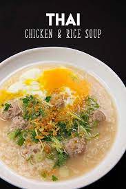 Hi Guys I Can T Be More Excited Than Now To Finally Share This Amazing Thai Chicken Rice Soup Recipe With Y Chicken Rice Soup Rice Soup Recipes Bulgogi Recipe