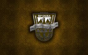 Maybe you would like to learn more about one of these? Download Wallpapers Arka Gdynia Polish Football Club Yellow Metal Texture Metal Logo Emblem Gdynia Poland Ekstraklasa Creative Art Football For Desktop Free Pictures For Desktop Free