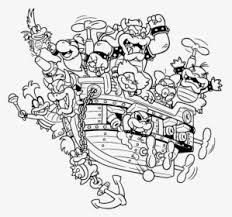 Little mermaid coloring pages eels. Nice Bowser Jr Coloring Pages Family Super Mario Character Bowser Kids Coloring Pages Hd Png Download Kindpng