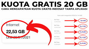 Di mana anda bisa mendapatkan bonus kuota ganda dengan cara yang sangat mudah di bawah ini: Link Kuota Gratis Indosat Masih Work