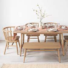 Shaker Dining Table Natural Hearth Hand With Magnolia In 2021 Dining Table Magnolia Furniture Hearth Hand With Magnolia