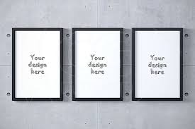 Imac with spheres psd mockup (free). 8x12 Black Frame Mockup Set Of 3 Mockup Digital Product Etsy