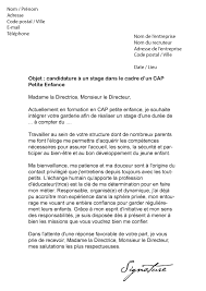 Exemple Lettre De Motivation Pour Etre Atsem Lettre De Motivation Stage Lettre De Motivation Exemple De Lettre De Motivation