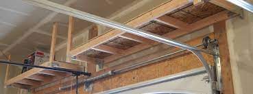 Garage storage shelves diy husky utility garage shelves Diy How To Build Suspended Garage Shelves Building Strong