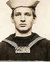 In 1908, Homer Baker (19 years old) and Thomas Keene (24 years old),  shipmates