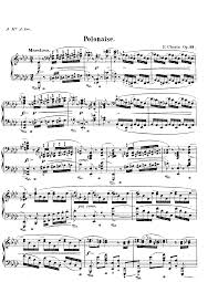 Polonaise In A Flat Major Op 53 Chopin Piano Sheet Music Classical Sheet Music Piano Sheet Music Free