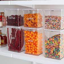 Bamboo glass pantry storage jars. Best Pantry Organizers Popsugar Smart Living