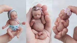 Wow World S Smallest Miniature Silicone Reborn Baby Dolls Youtube