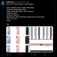 Xiaomi mi 11 lite android smartphone. Xiaomi Mi 11 Lite Box Opening Leaked Somag News