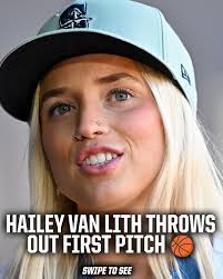 Olympic bronze medalist and NCAA Women's Basketball star Hailey Van Lith  threw out the 1st pitch in Seattle today 🔥