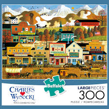 The women behind the bullseye: Toys Hobbies Jigsaw Charles Wysocki 1000 Piece Jigsaw Buffalo Games The Three Sisters