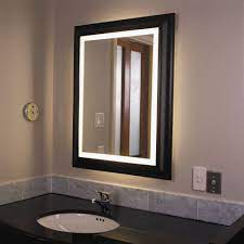 Beautiful Ideas Light Up Mirrors Bathroom Vanity Mirror With With Sizing 1000 X 1000 Rectangular Bathroom Mirror Lighted Wall Mirror Light Up Bathroom Mirror