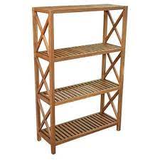 Meuble range bouteille conforama beau s etagere murale design le. Etagere 4 Tablettes En Acacia Massif 591013 Etagere Etagere Murale Pas Cher Massif