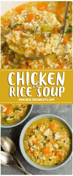 Chicken And Rice Soup Recipe Chicken Soup Recipes Rice Soup Recipes Soup Recipes