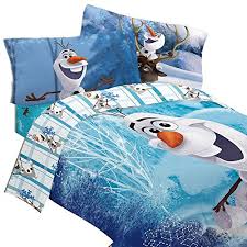 5pc Disney Frozen Full Bedding Set Olaf Build A Snowman Comforter And Sheet Set Buy Online In Dominica At Dominica Desertcart Com Productid 15330605