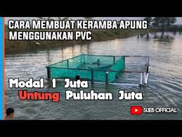 Kolam Ikan Apung Keramba Menggunakan Pvc Paralon Youtube