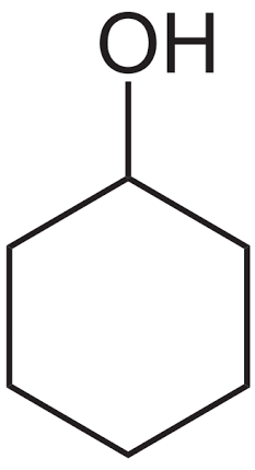 Cyclohexanol Molecular Ring Structure Architecture, AI generated