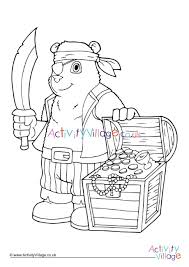 The biggest and most popular by far are our animals and birds themes, where we have fun activities for some 80 birds. Pirate Bear Colouring Page