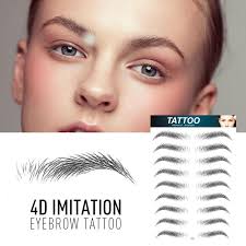 Eyebrow 3d feathering and lower lash line. 4d Eyebrow Tattoo Sticker Hair Like False Eyebrows Waterproof Long Lasting Buy At A Low Prices On Joom E Commerce Platform