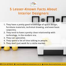 Amazing Facts In The World Of Interior Designers Decorsolutions Interiordesigner Fridayfact Happyweekend Facts Basic Drawing Space Design