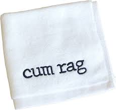 Amazon.com: Cum Rag Embroidered Towel Adult Humor Gag Gift Funny  Bachelorette Party Gift and Bachelor Party Gag Gift Naughty Gift for Adults  : Home & Kitchen