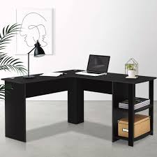 A corner desk is a great way to stay focused without distractions. Artiss Ronald Black L Shaped Corner Office Computer Desk Bunnings Australia