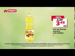 Cumparam floarea soarelui pentru ulei. La Profi Ai Reduceri Pe BandÄ Acum Ai Ulei De Floarea Soarelui Lido Girbea 1l La Un Pret Special Youtube