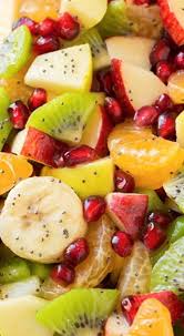 Winter Fruit Salad With Lemon Poppy Seed Dressing Winter Fruit Salad Dressing For Fruit Salad Fruit Salad Recipes
