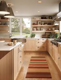 Natural Tones With White Countertops Light Wood Kitchens New Kitchen Cabinets Maple Kitchen Cabinets