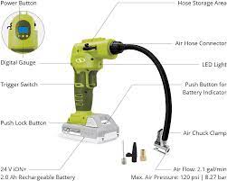 Air compressor operating instructions and parts list manual (pk5020, #n69569). Sun Joe 24v Ajc Lte Cordless Air Compressor Nozzle Adapters24 Volt2 0 Ah Air Compressors Home Garden Worldenergy Ae