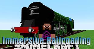 Immersive Railroading Mod 1 14 4 1 12 2 Adds A New Transport System Item And Players To The Game It Is Bas Minecraft Real Life Minecraft Mods Transportation