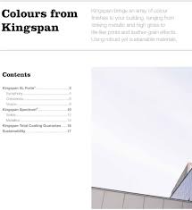 Colours From Kingspan Pdf Free Download