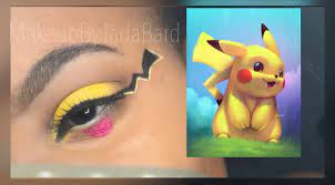 90s Baby Pokemon Pikachu Yellow And Black Not Your Average Wing Lightning Bolt Makeup Baby Pokemon Pikachu Pokemon