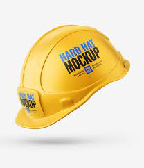 Construction Hard Hat Mockup Set In 2021 Trendy Logo Design Design Mockup Free Hard Hat
