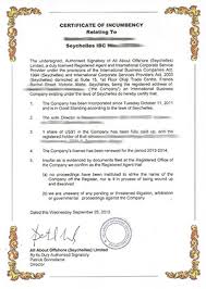 From templatelab.com certificate of incumbency is the document confirming the authority of a corporate officer or agent to perform certain actions (e.g. Chto Takoe Certificate Of Incumbency