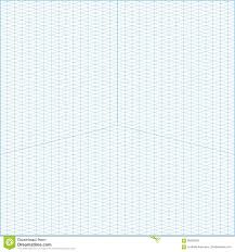 Wide Angle Isometric Grid Graph Paper Background Stock