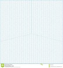 wide angle isometric grid graph paper background stock