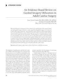 Pdf An Evidence Based Review On Guided Imagery Utilization In Adult Cardiac Surgery
