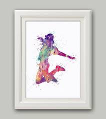 Girl Hip Hop Dance Watercolor Print Dance Wall Decor Hip Hop Wall Art Street Hip Hop Poster Girls Room Decor Nursery Art Dancing Wall Art Graffiti Wallpaper Watercolor Print Hip Hop