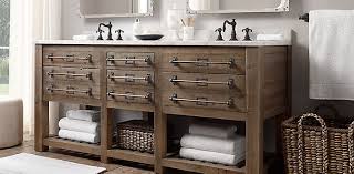 Early 20th C Mercantile Bath Collection Restoration Hardware Bathroom Vanity Restoration Hardware Bathroom Bathroom Vanities For Sale