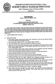 Saat seleksi kompetensi peserta skd wajib membawa. Pengumuman Penerimaan Cpns Pemprov Sumatera Utara 2019 306 Formasi