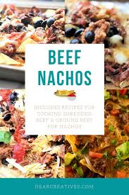 Beef Nachos Any Night Of The Week Recipe Recipes Nachos Beef Ground Beef Nachos