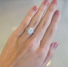 Oval Halo Engagement Ring 1 5ct Oval Diamond Oval Ring This Was A Custom La Vie Ring That W Oval Halo Engagement Ring Engagement Rings Halo Engagement Rings